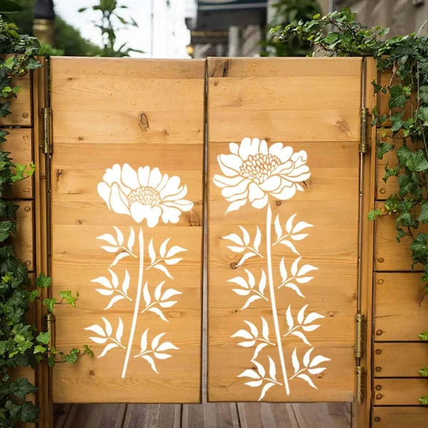 hambort™-Garden Fence Large Flower Stencils