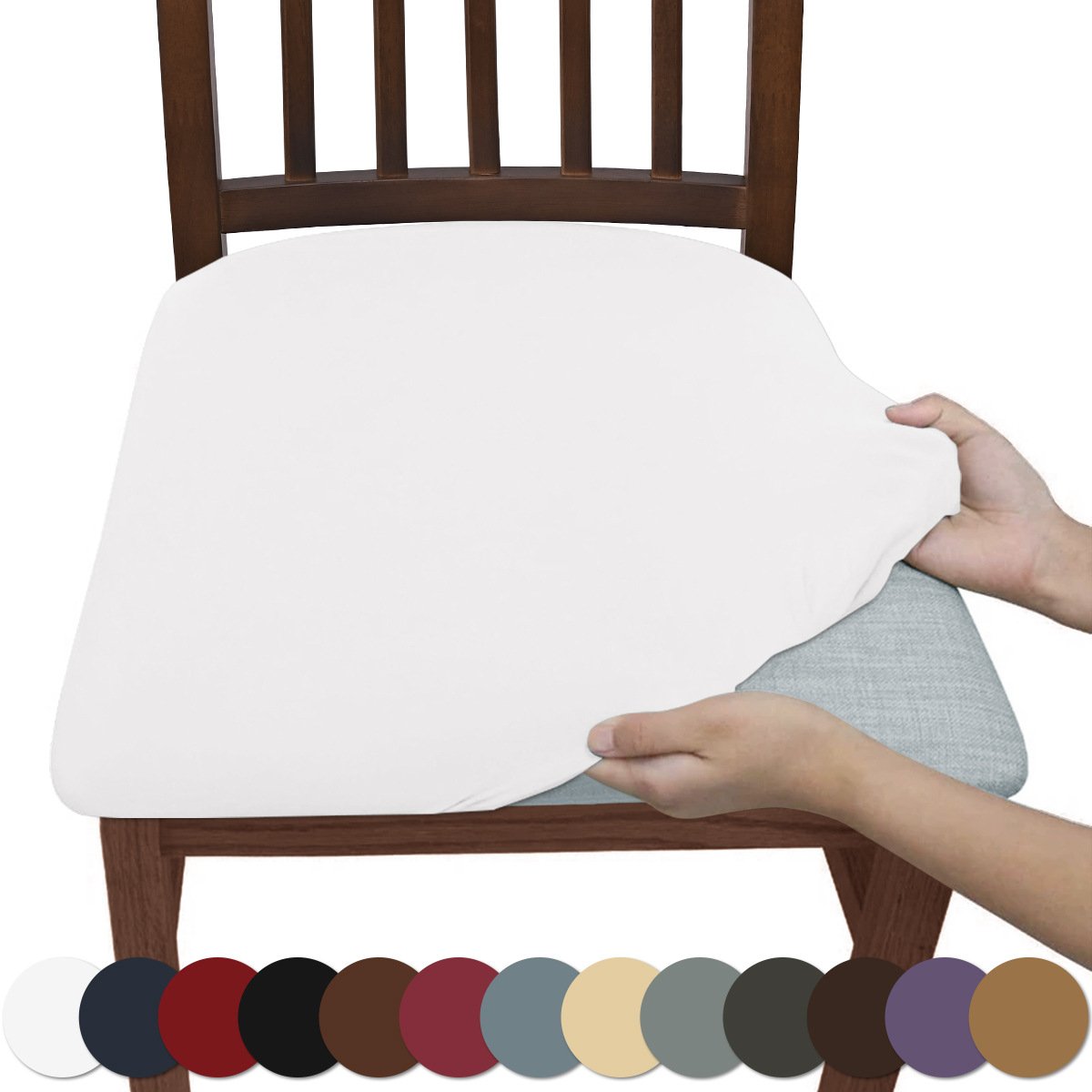 Chair Covers – Stretchy, Removable & Washable Protectors for Dining Room Chairs! 🪑