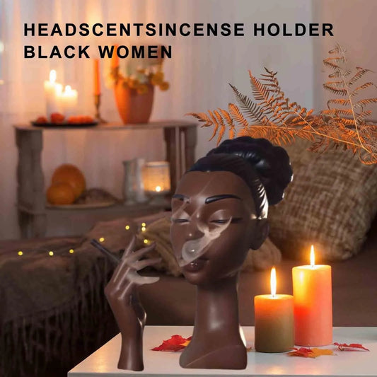 Naotstore - Head Incense Burner Black Woman