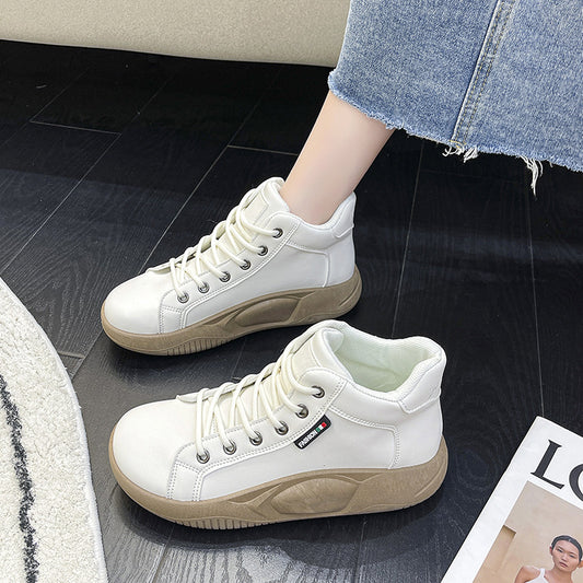 Platform shoes all match fashion women's high top shoes