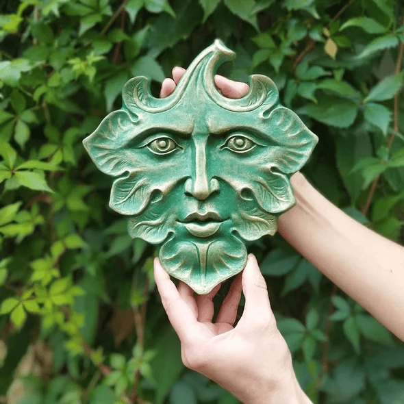 hambort™-The "Green Man" Wall Art Sculpture