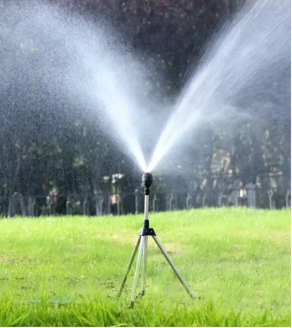 hambort™-Stainless Steel Rotary Irrigation Tripod Telescopic Support Sprinkler