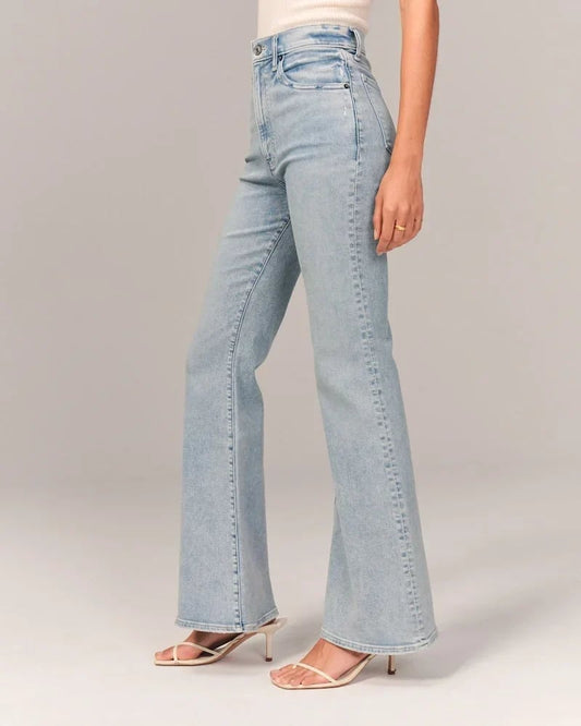 ⭐Women's 2025 Summer⭐ Ultra High Rise Stretch Flare Jean