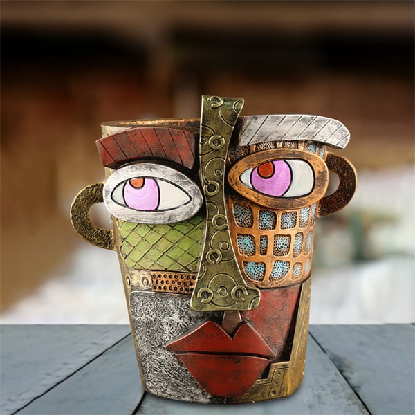 hambort™- Handmade Brutalist Abstract Beauty Face Flower Pot - Buy two and get free shipping!