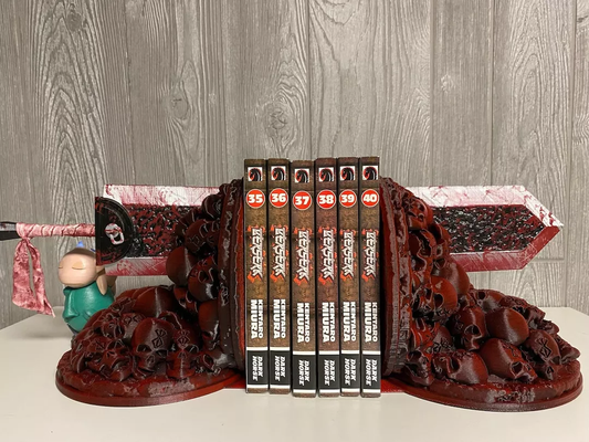 Berserk Bookends - Dragonslayer,Gift for she|him