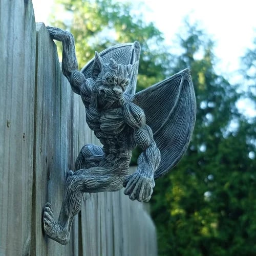 hambort™ - Dragon Winged Gargoyle Fence Hanger