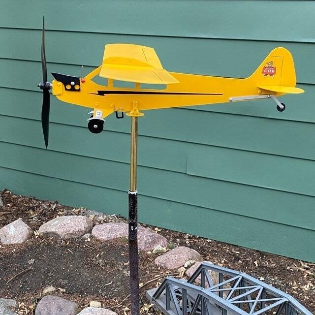 hambort™-Piper J3 Cub Airplane Weathervane - Gifts for flight lovers