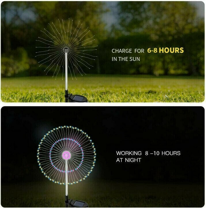 hambort™-Waterproof  Solar Garden Fireworks Lamp