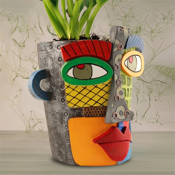 hambort™- Handmade Brutalist Abstract Beauty Face Flower Pot - Buy two and get free shipping!