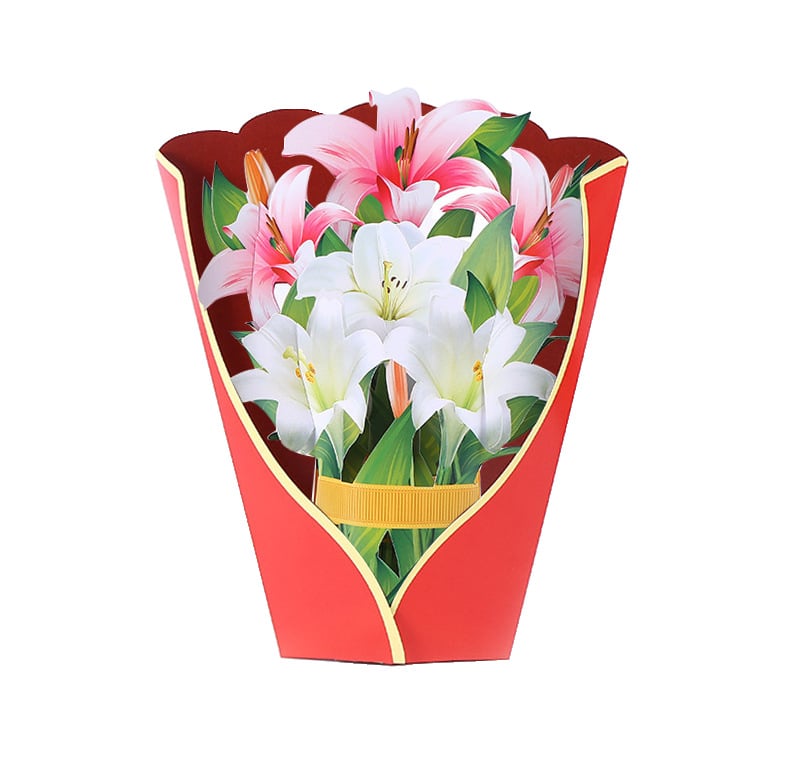 🔥 SAVE 49% OFF🔥Pop Up Flower Bouquet Greeting Card