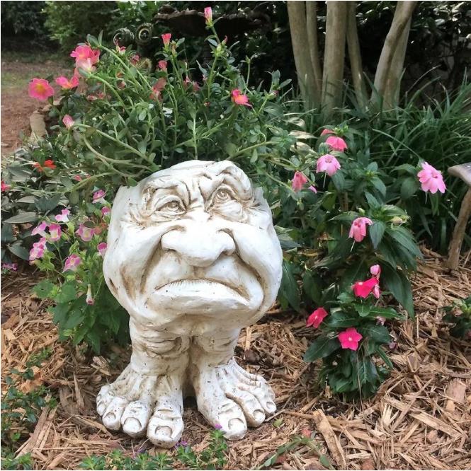 hambort™-Mugglys Face Statue Planter