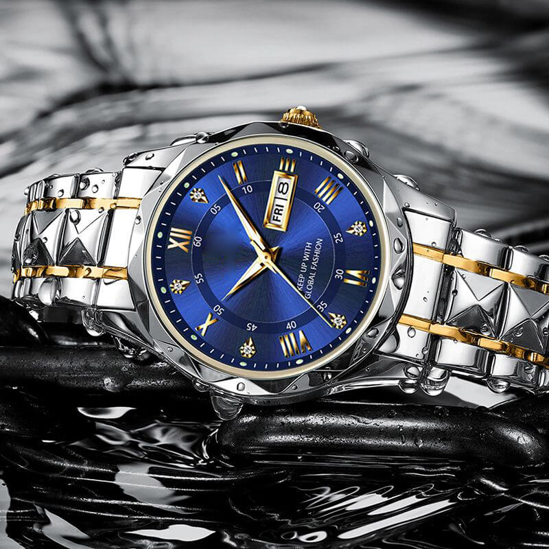 Waterproof Luminous Stainless Steel Men's Watch