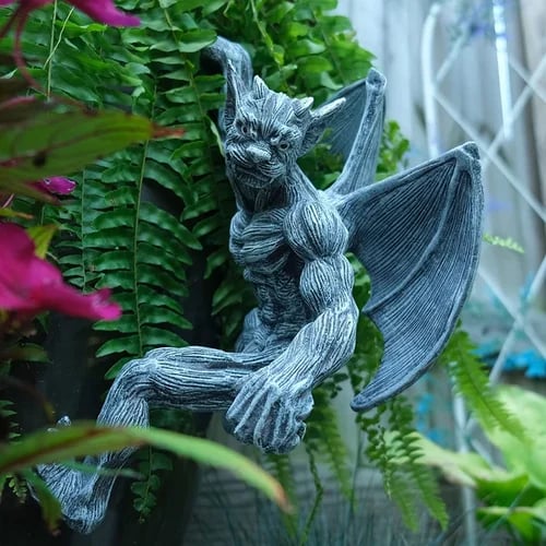 hambort™ - Dragon Winged Gargoyle Fence Hanger