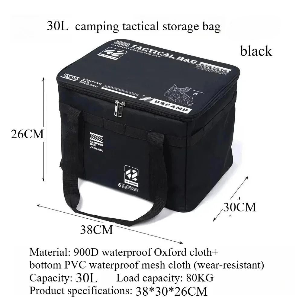 🔥Large Capacity Outdoor Folding Storage Bag Waterproof Portable Camping & Picnic Organizer