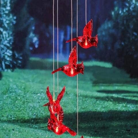 hambort™-Solar Cardinal Wind Chime Light