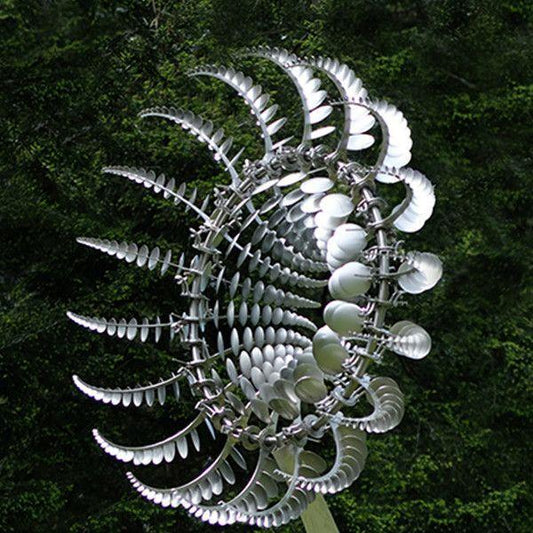 hambort™-Wind Powered Kinetic Sculpture Magical Metal Windmill