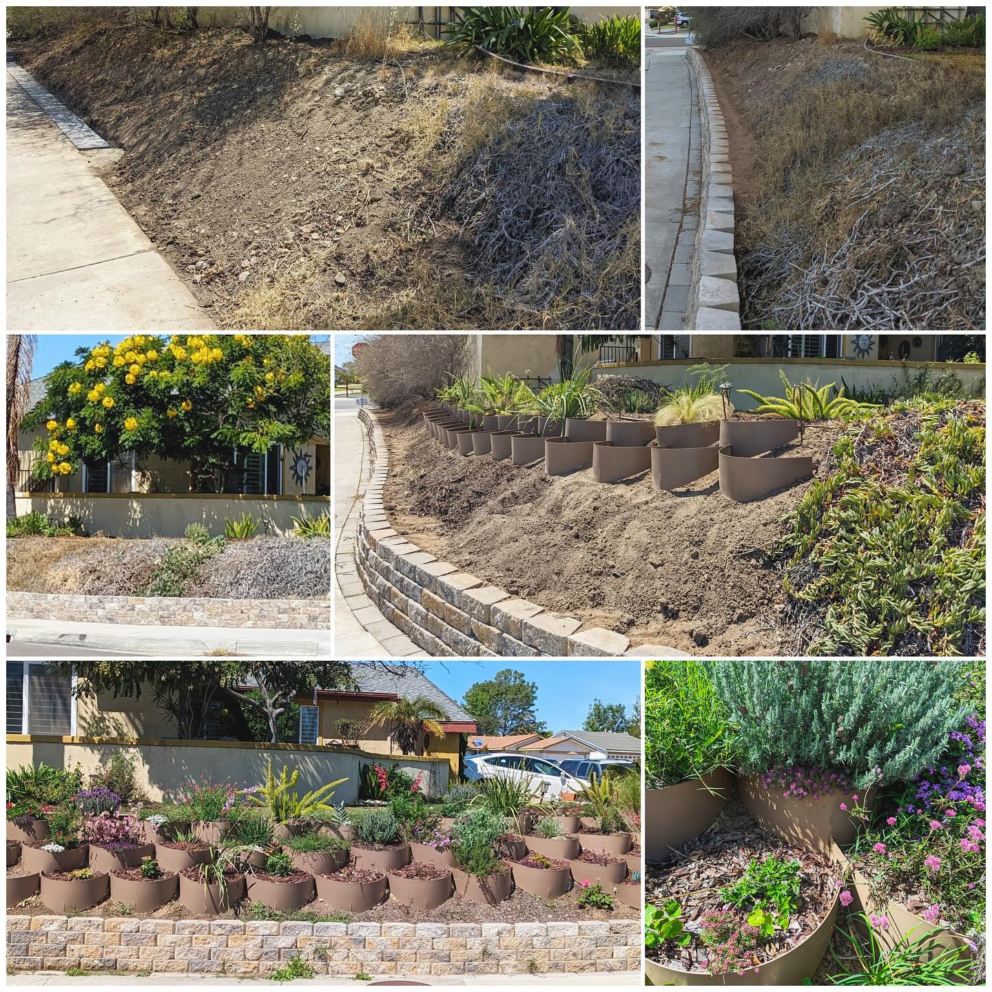 hambort™-Erosion Control system for steep side yards or uniquely shaped spaces