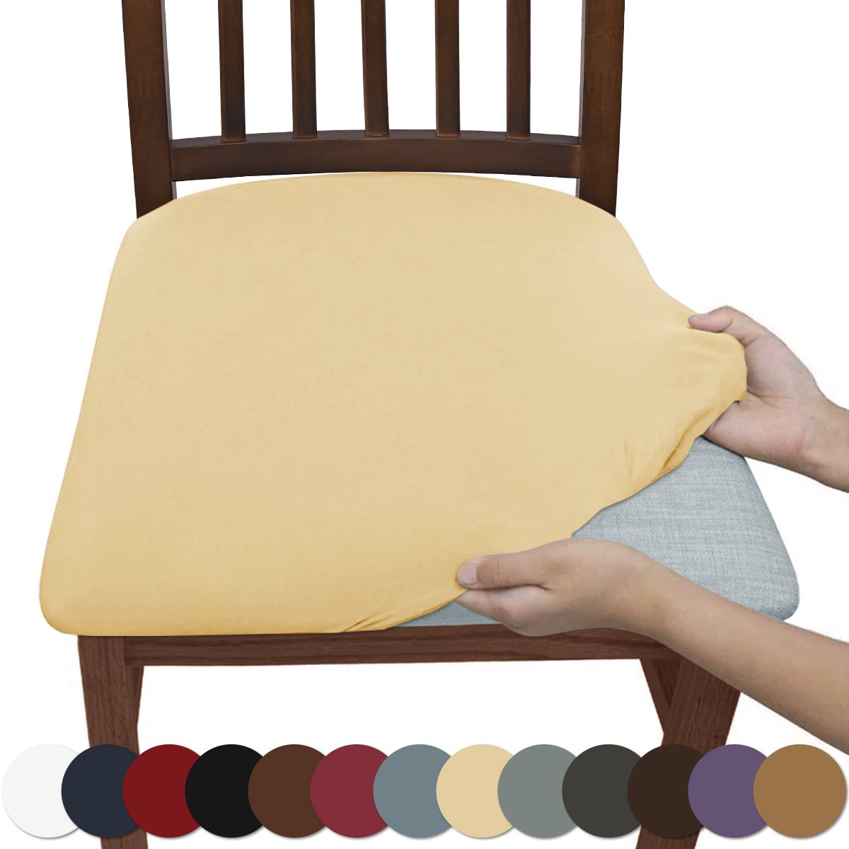 Chair Covers – Stretchy, Removable & Washable Protectors for Dining Room Chairs! 🪑