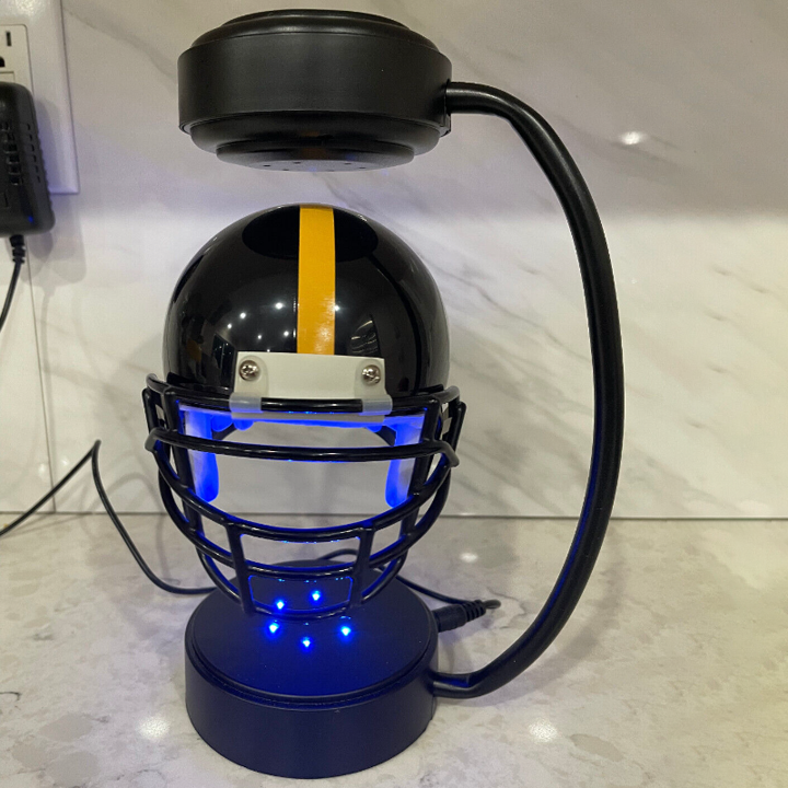 hambort™-NFL Rotating Levitating Hover Helmet With LED Lighting & Hover Football With Bluetooth Speaker