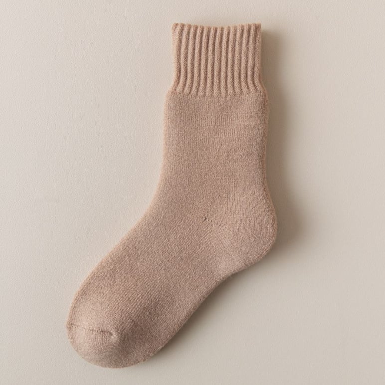 5 Pairs Women's Solid Mid-calf Socks