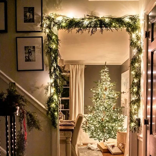 🔥Early Christmas Sale 49.9% OFF -🎄Lush Artificial Cedar Garland -🔥Buy 2 Free Shipping🔥