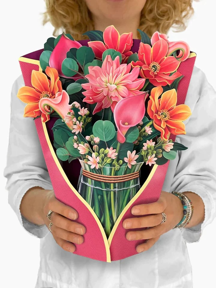 🔥 SAVE 49% OFF🔥Pop Up Flower Bouquet Greeting Card