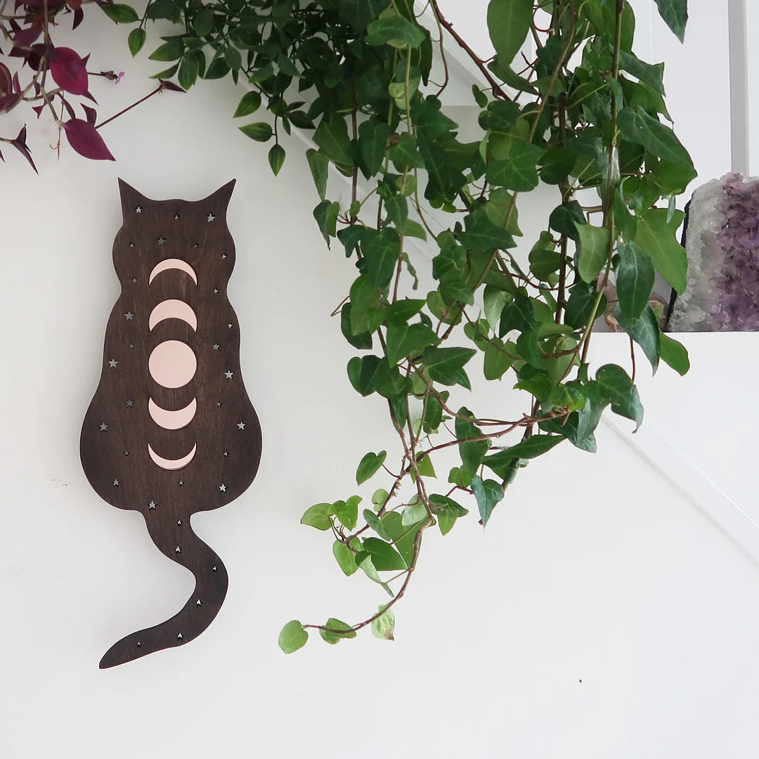 hambort™-kitten wood wall light