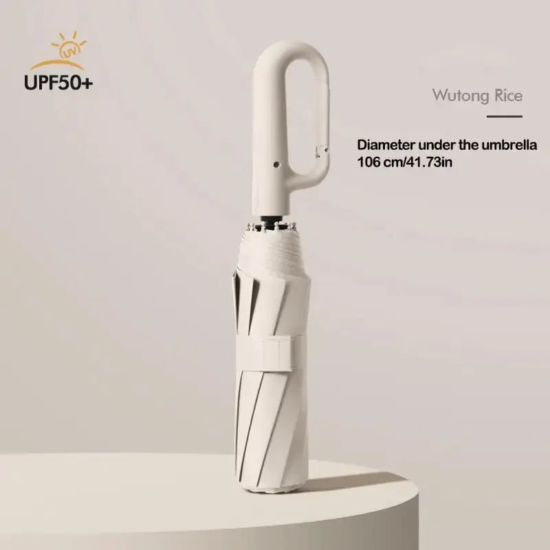 🔥🎁Automatic Folding Umbrella – Lightweight, Portable with Loop Buckle, Windproof & Waterproof
