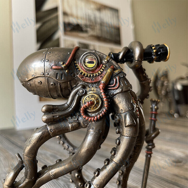 hambort™-Steampunk Seabed Hiker Octopus Statue Decor