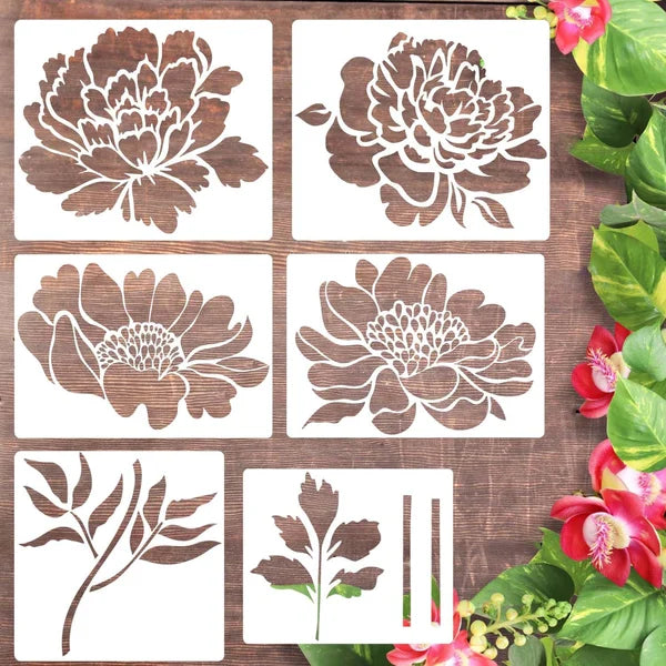 hambort™-Garden Fence Large Flower Stencils