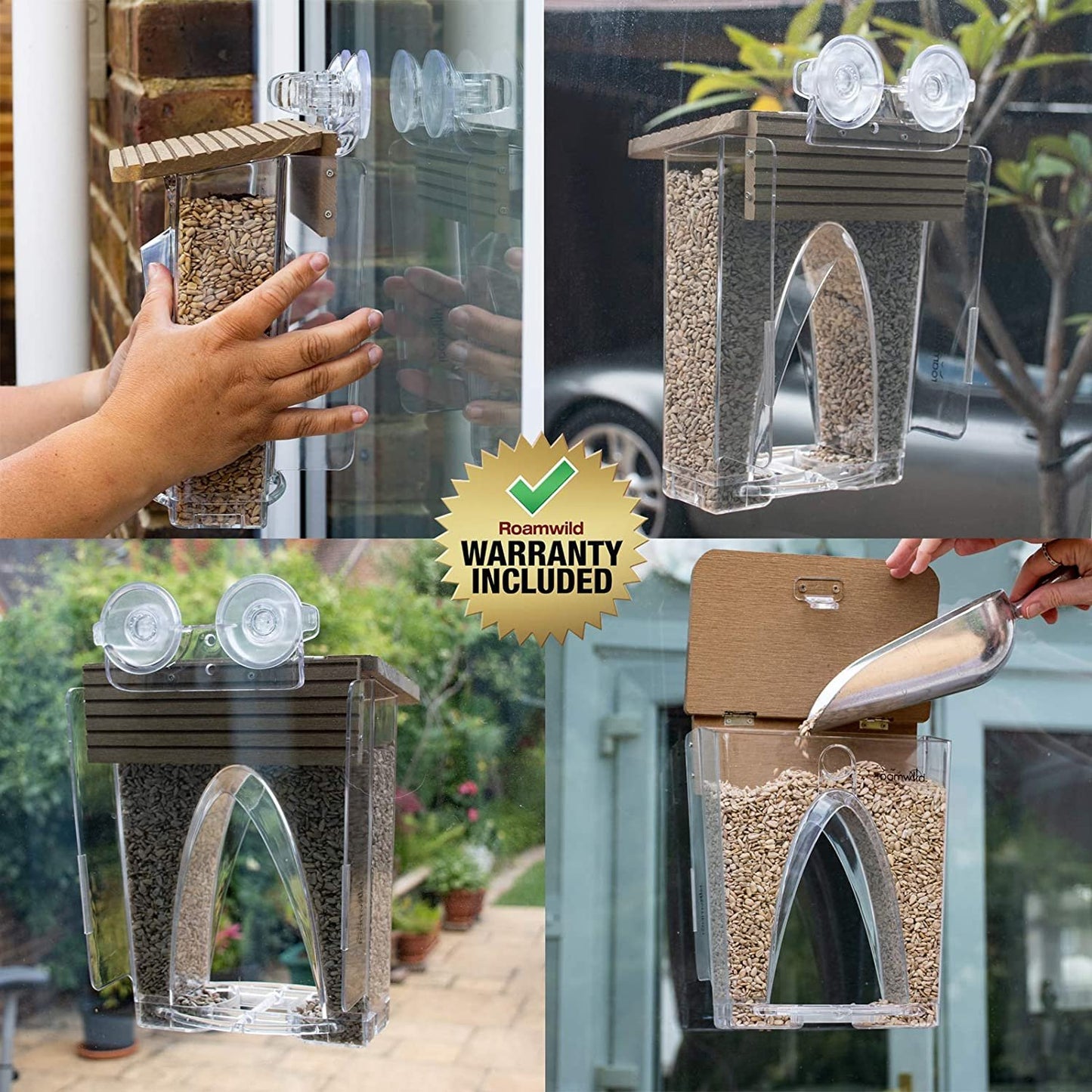 hambort™- Arch Window Bird Feeder