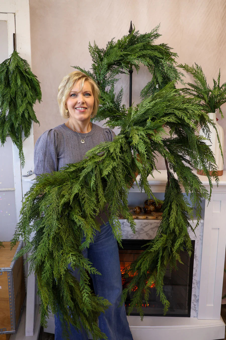 Needtoknit - Limited time offer💥Christmas Special Sale-Deluxe Norfolk Pine Garland